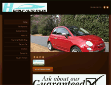 Tablet Screenshot of hgroupauto.com